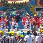 Nathan’s Famous Hot Dog Eating Contest. Foto Hans Klis